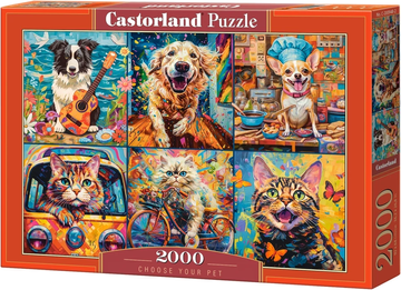 Castorland Puzzle Izberi svojega ljubljenčka 2000 kosov
