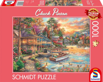 Schmidt Puzzle Večer na obali 1000 kosov
