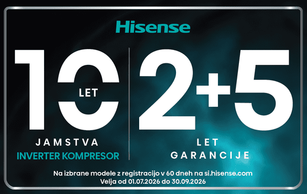 Podaljšana garancija 2 + 5 let