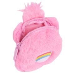 sarcia.eu Care Bears Roza denarnica za deklico, denarnica za denar, plišasta denarnica z zadrgo 10x10x3 cm