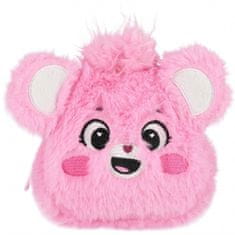 sarcia.eu Care Bears Roza denarnica za deklico, denarnica za denar, plišasta denarnica z zadrgo 10x10x3 cm