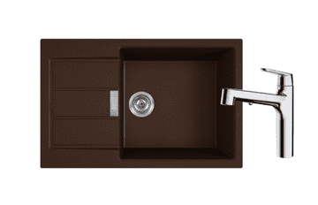 Franke Set SID 611-78 XL chocolate + LIFT krom