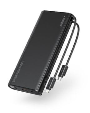 Tigernu VEGER prenosna baterija TC130 25000 mAh, črna