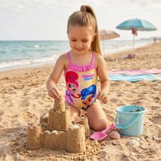 Nickelodeon SHIMMER & SHINE Dekliška enodelna kopalka, za bazen, plažo za deklice, roza 104