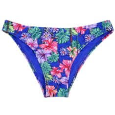 atmosphere Kobaltno modre spodnjice, spodnji del kopalk, ženske hlačke, bazen, plaža, bikini s cvetličnim vzorcem XS