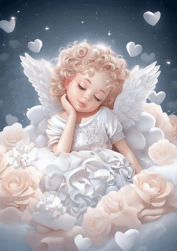 NORIMPEX Diamantna slika Angel 30x40cm