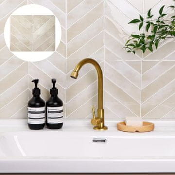 Netscroll Samolepilne 3D stenske ploščice, 10 kosov, TileStickers
