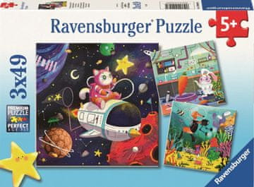 Ravensburger Sestavljanka Profesija iz kraljestva fantazije 3x49 kosov