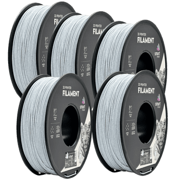 Smart Print 5x PLA Marmor Filament 1.75 mm - Smart Print Biološko Razgradljiv PLA (1kg Kolut)