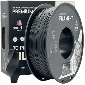 Smart Print PLA Črna Filament 1.75 mm - Smart Print Biološko Razgradljiv PLA (1kg Kolut)