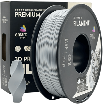 Smart Print 5x PLA+ Srebrna Filament 1.75mm - Smart Print za 3D Tisk (1kg Kolut)
