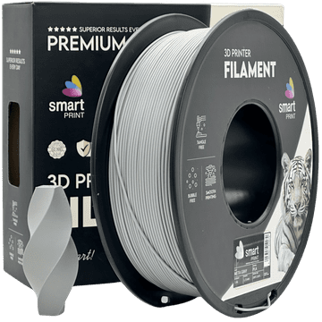 Smart Print 5x PLA Meta Siva Filament 1.75 mm - Smart Print Biološko Razgradljiv PLA (1kg Kolut)