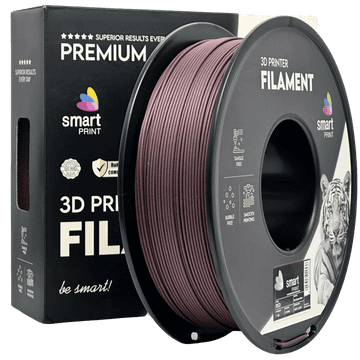 Smart Print 5x PLA Carbon Fiber Rdeča 1,75 mm Filament 1 kg | Smart Print | Ojačana trdnost s karbonskimi vlakni