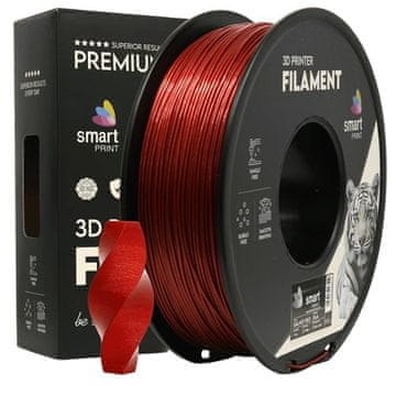 Smart Print 5x Galaxy rdeča 1,75 mm 1 kg Smart Print PLA filament
