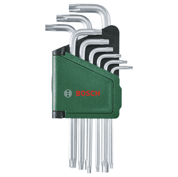 Bosch 9-delni komplet ključev Torx (1600A02Z9C)