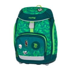 Oxybag OXY SHERPY - šolski komplet Playworld, 4 kosi: nahrbtnik, peresnica, torba, značke
