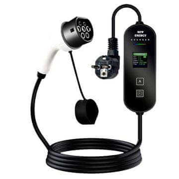 MARDEN Prenosna polnilna postaja za električne avtomobile in druga vozila – Type 2, moč 3,5 kW, 16 A, 5 m kabel