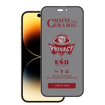 FreakinGood keramični zaščitni film Privacy za iPhone 14 Pro