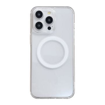 FreakinGood Akrilni/TPU ovitek za iPhone 16 Pro z magnetnim obročem (pregleden)