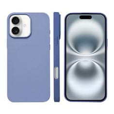 FreakinGood Silikonski ovitek za iPhone 16 Plus z magnetnim obročem (sivkina)