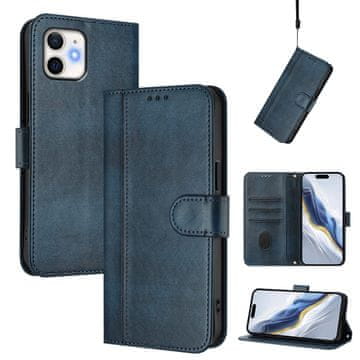FreakinGood Preklopni ovitek iz umetnega usnja za iPhone 12 mini (Temno modra)