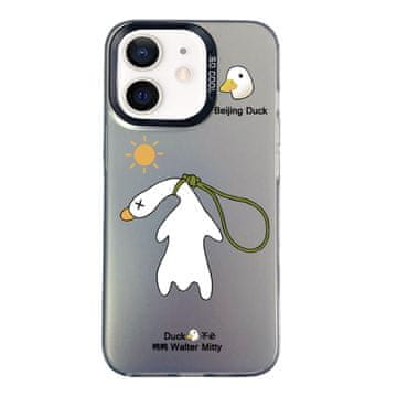 FreakinGood TPU+PC zaščitni ovitek "Račka" za iPhone 11, srebrna