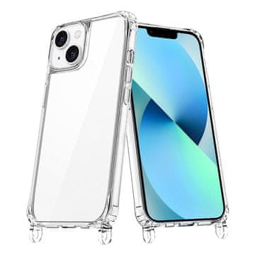 FreakinGood Akrilni/TPU ovitek za iPhone 13 z odprtinama za vrvico (pregleden)