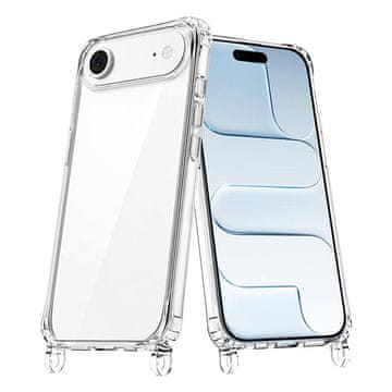 FreakinGood Akrilni/TPU ovitek za iPhone 16 z odprtinama za vrvico (pregleden)