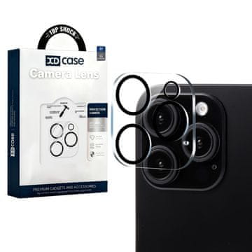 FreakinGood XDcase kaljeno steklo za kamero s sitotiskom za iPhone 15 Pro / 15 Pro Max