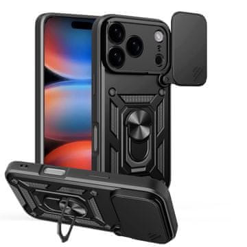 FreakinGood Hibridni PC/TPU ovitek za iPhone 18 Pro (črna)