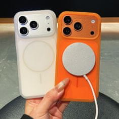 FreakinGood Silikonski ovitek za iPhone 14 z magnetnim obročem (jagodno roza)