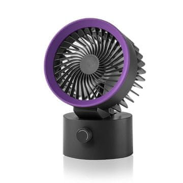 MG LLD-F87R brezžični namizni ventilator, črn