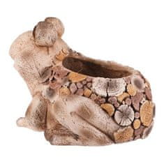 Autronic Embalaža za rože Frog, magnezij, lesni dekor (MT795)