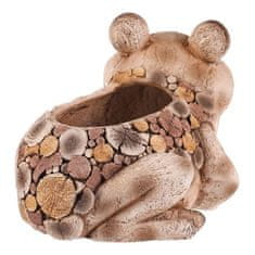 Autronic Embalaža za rože Frog, magnezij, lesni dekor (MT795)