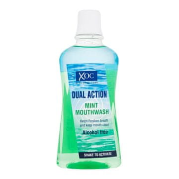 Xpel Dual Action Mint Mouthwash ustna vodica za svež dah in čisto ustno votlino unisex