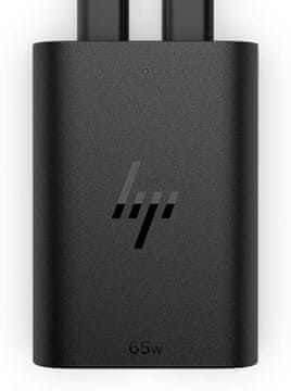 HP HP 65W GaN USB-C polnilnik za prenosnike, model GH96-13546C, 600Q8AA