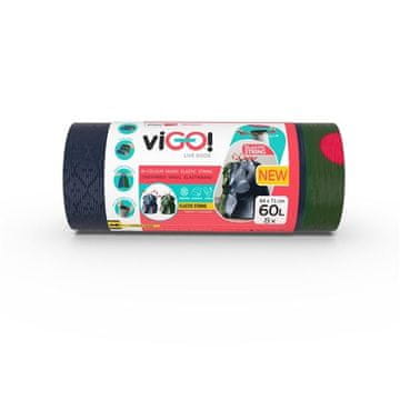 Vreče za smeti viGO! - 60 l, 23 mic, 8 kosov