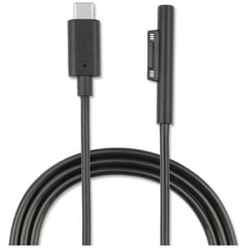 4smarts 4SMARTS POVEZNI KABEL USB-C 5A 1M ZA MICROSOFT SURFACE ČRNEGA OBLIKOVALCA