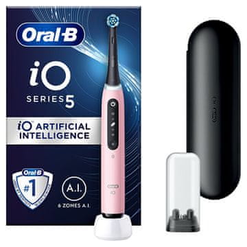 ORAL B IO 5 SERIES ROZA ZOBNA ŠČETKA