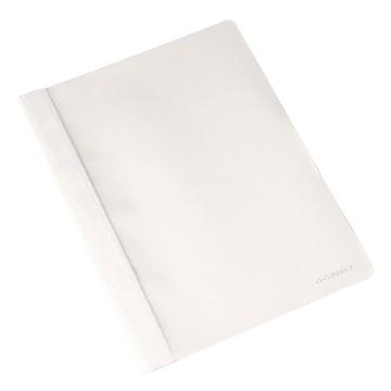 Plastični mape Q-Connect - A4, bele barve, 25 kosov