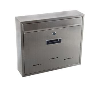 M.A.T Group Poštni nabiralnik RADIM V 360x310x90mm, zadnji vhod, nerjaveče jeklo