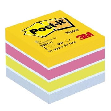 Post-It Listek, 51 x 51 mm, mešanica ultra barv