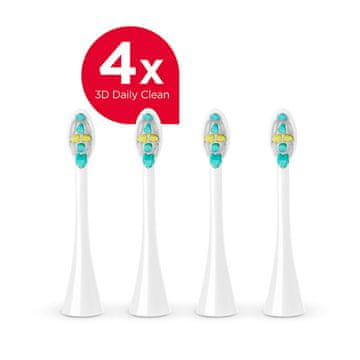 Nadomestna glava 3D Daily Clean bela ZK0070