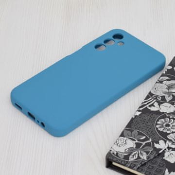 Infostyle Silikonski ovitek "Soft Edge" za Samsung Galaxy A14 Svetlo modra / TPU silikon