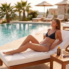 atmosphere Rjave spodnjice, spodnji del kopalk, ženske hlačke, bazen, plaža, bikini z okrasnimi trakovi 4XL