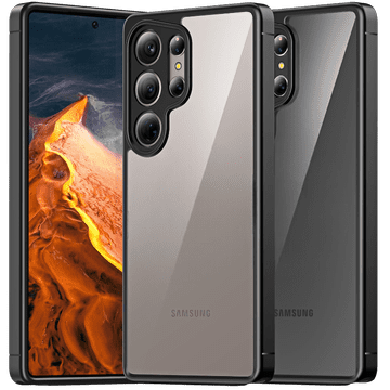 Infostyle Ovitek za telefon + 2x zaščitno steklo "TAURI" Samsung Galaxy S25 Ultra Črna