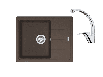 Franke set BFG 611-62 CHOCOLATE + Smeraldo KROM