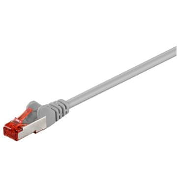 Goobay S/FTP CAT 6 patch 0,5m siv mrežni povezovalni kabel