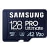 Samsung PRO Ultimate microSDXC 128GB Class 10 UHS-I U3 V30 A2 4K UHD spominska kartica MB-MY128SA