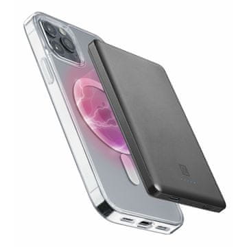 CellularLine CellularLine prenosna baterija LITE MAGSAFE 5000 siva